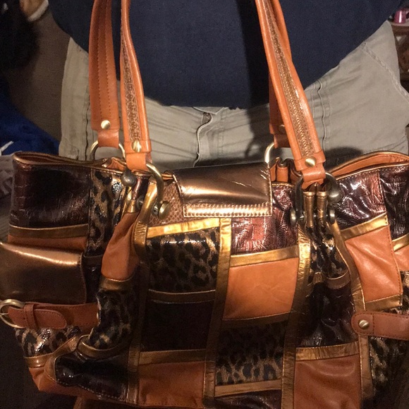 Sharia patchwork purse with dust bag - Picture 2 of 8